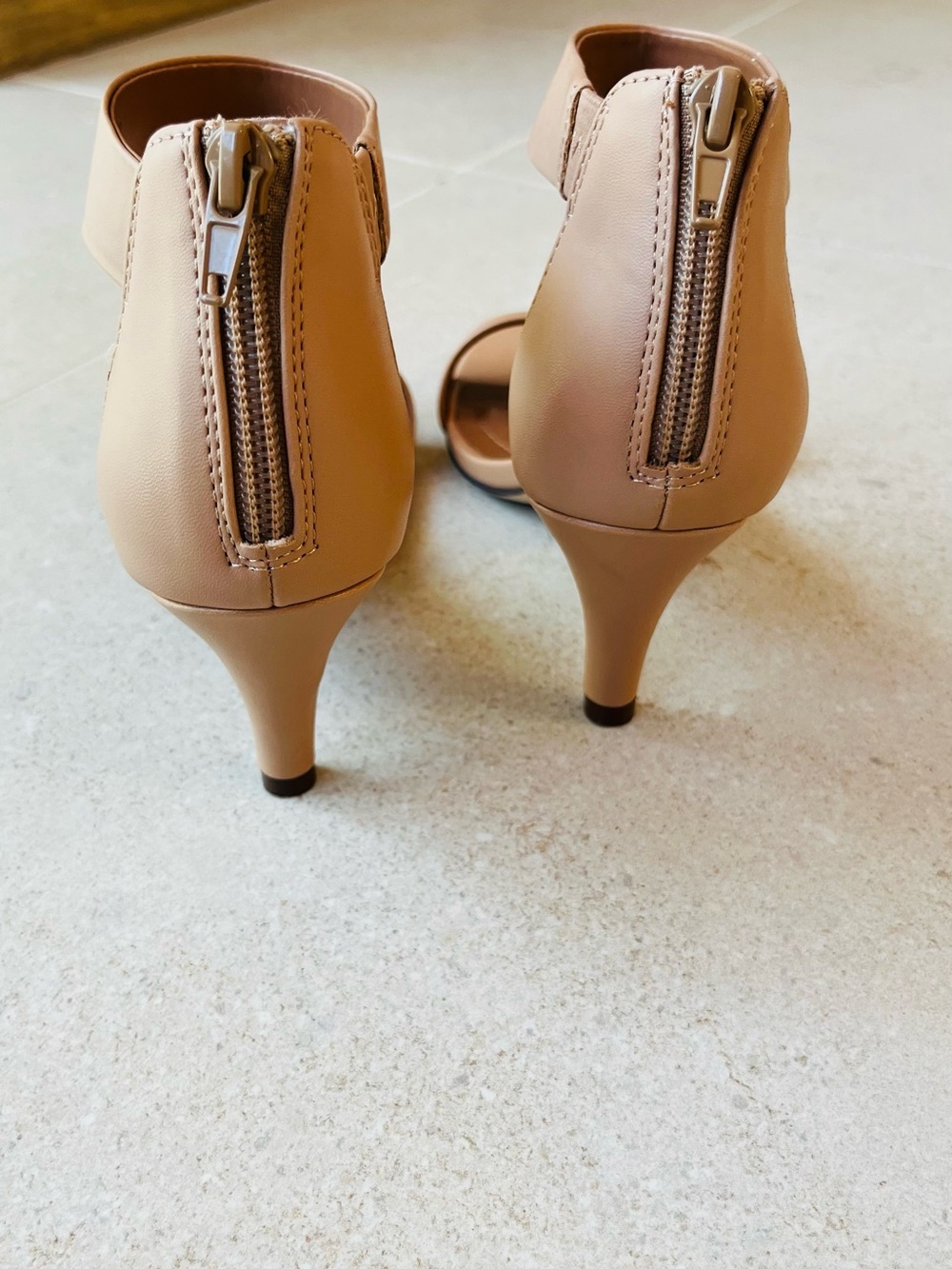 Style & Co. Tan Open-Toe Ankle-Strap Sandals - Picture 2 of 7